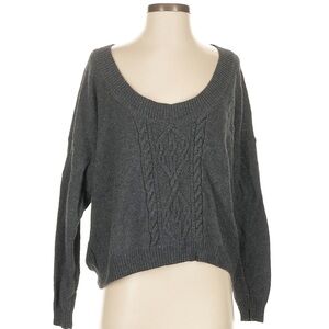 FREE PEOPLE Cable knit pullover sweater